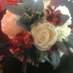 Wearable handbouquet  bridesmaid or toss bouquet